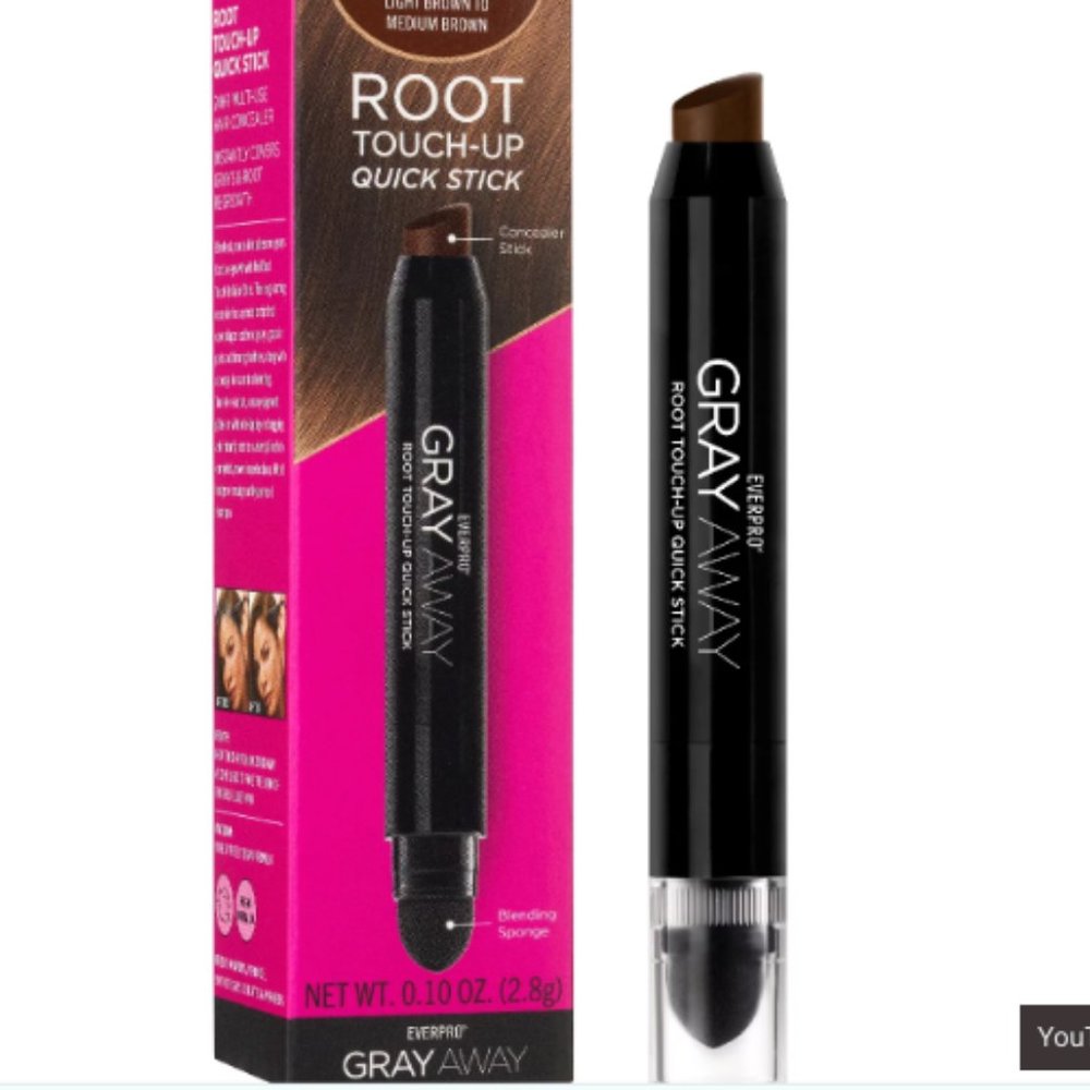 Everpro Gray Away Temporary Hair Color Root Touch-up Quick Stick